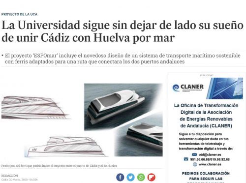 Noticia Diario de Cádiz, 30 de marzo